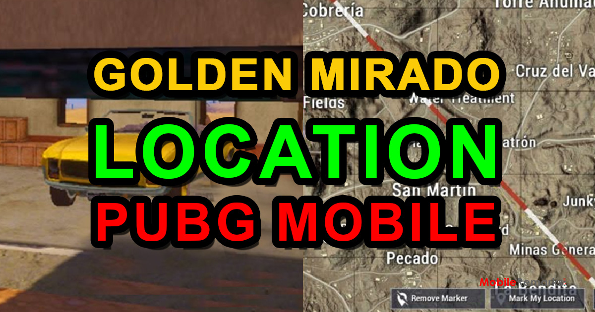 Golden Mirado in Mad Miramar Pubg Mobile