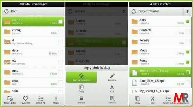 AROMA File Manager
