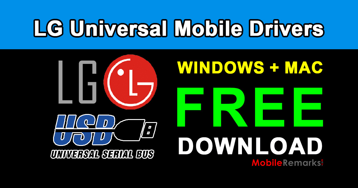 lg mobile driver download