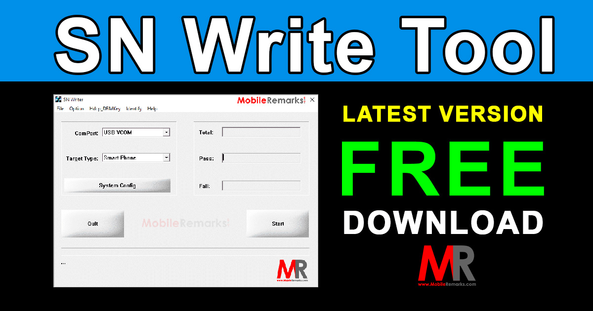 MTK SN Write Tool Latest Version Free Download