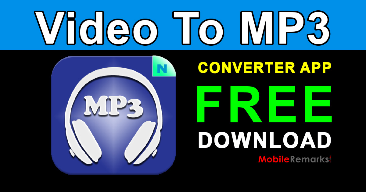Video To MP3 Converter App