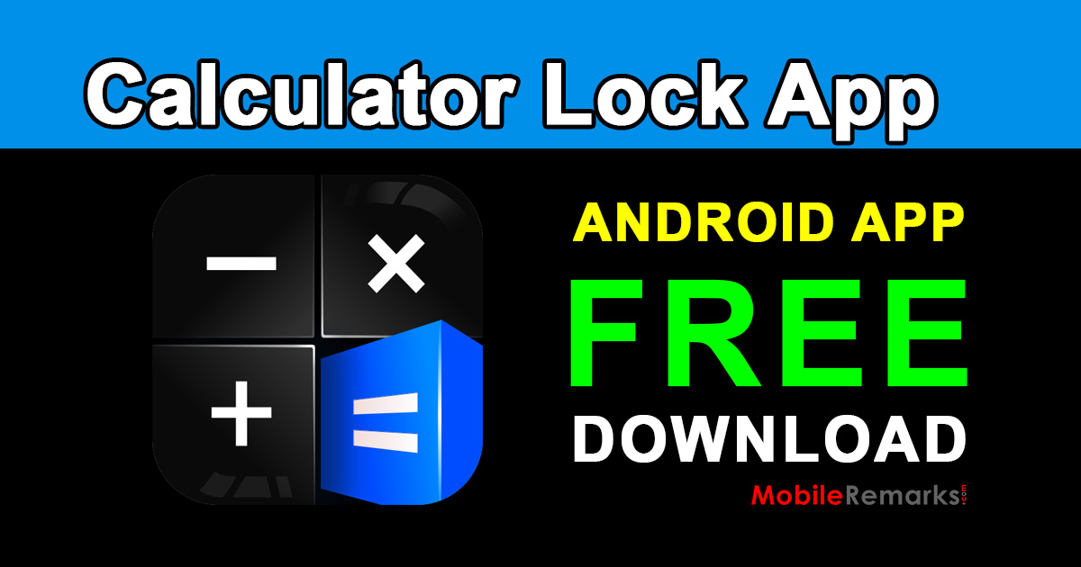 Calculator Lock app free download