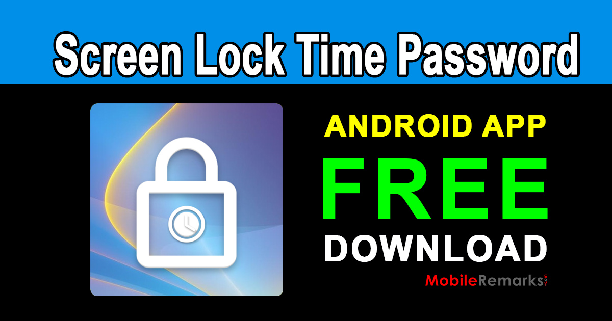 Screen Lock Time Password download