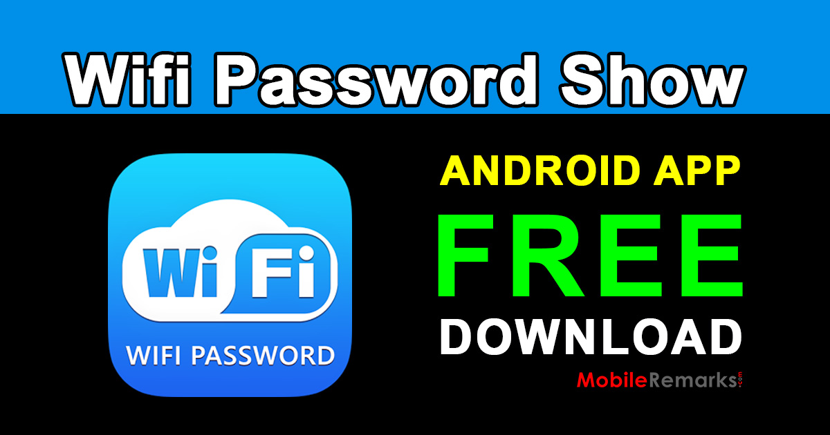 WIFI Password Show apk free download