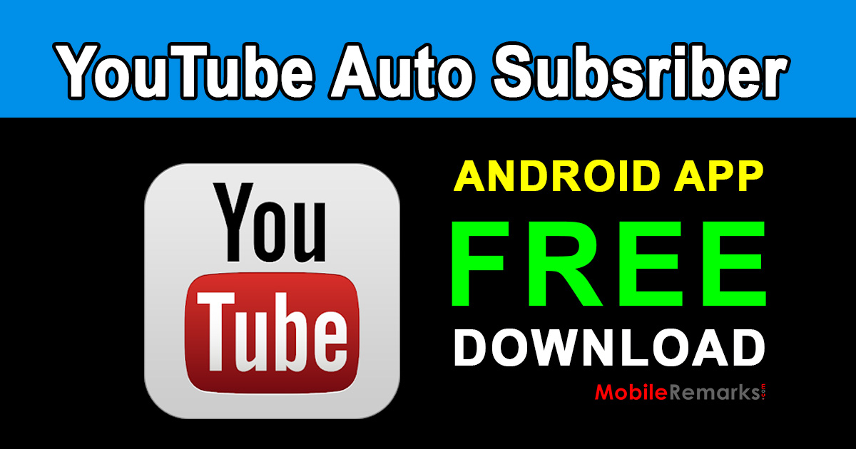 YouTube Auto Subscribers app free download