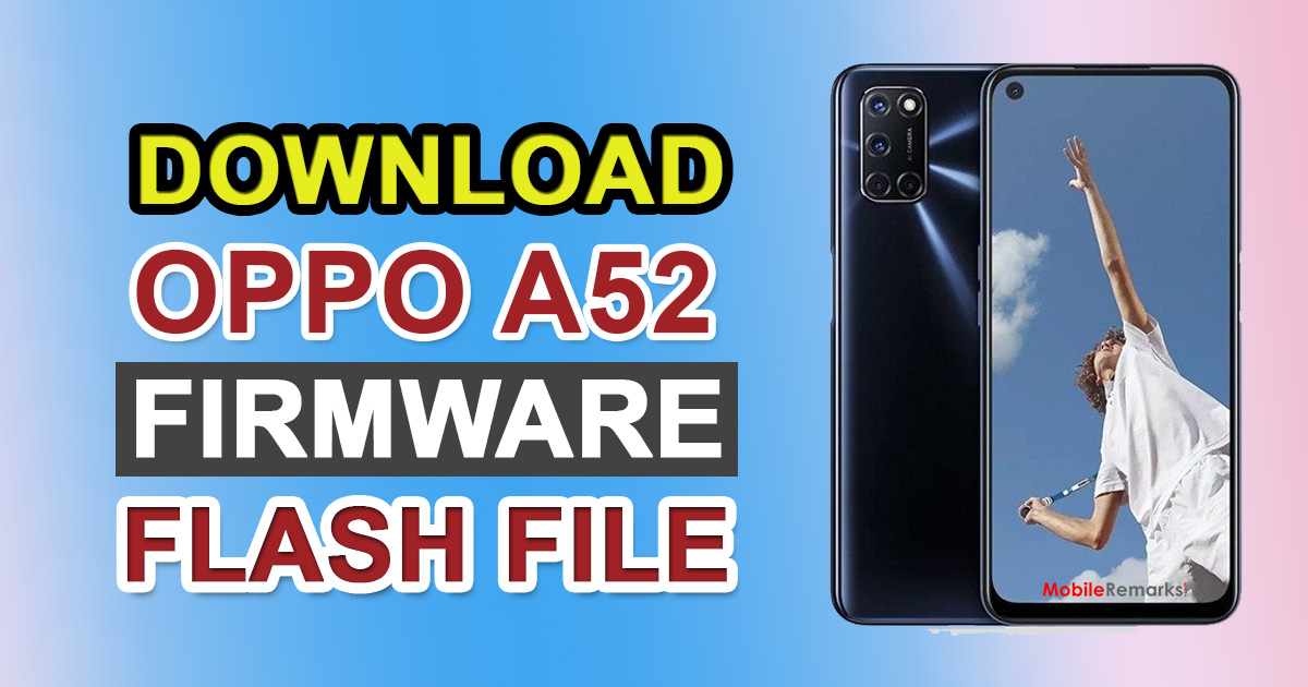 Oppo A52 Firmware