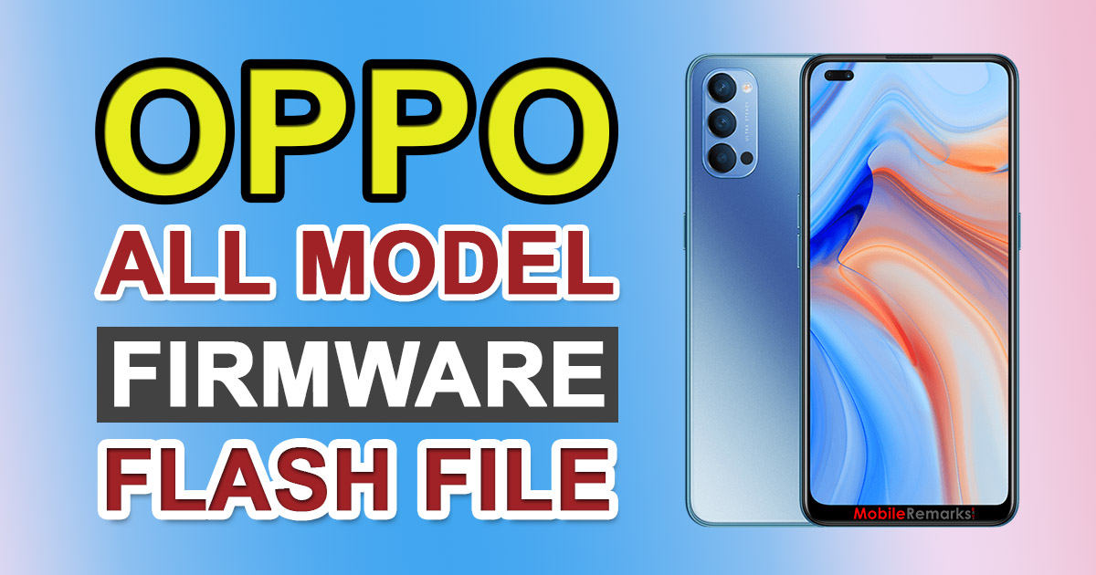 Oppo All Model Firmware Flash Tool Free Download