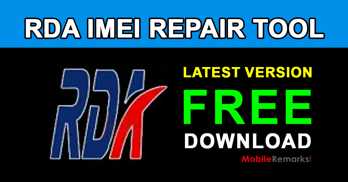 RDA IMEI Repair Tool free download