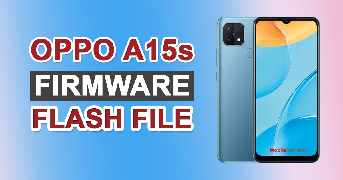 Oppo A15S CPH2179 Firmware Flash File