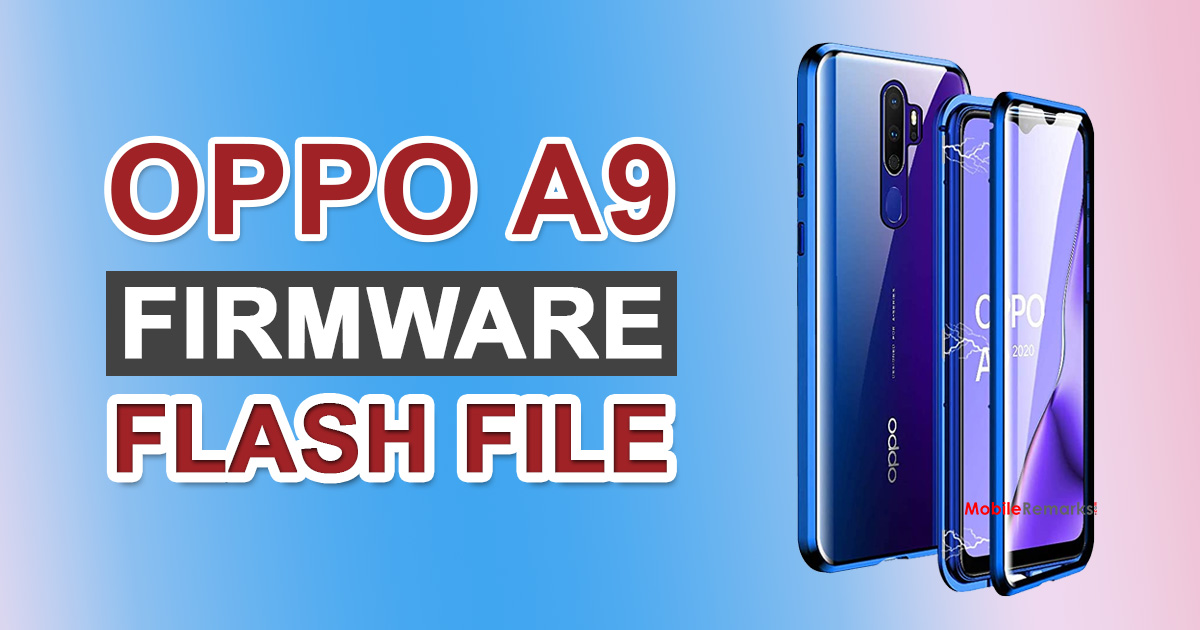 Oppo A9 2020 Firmware Flash File