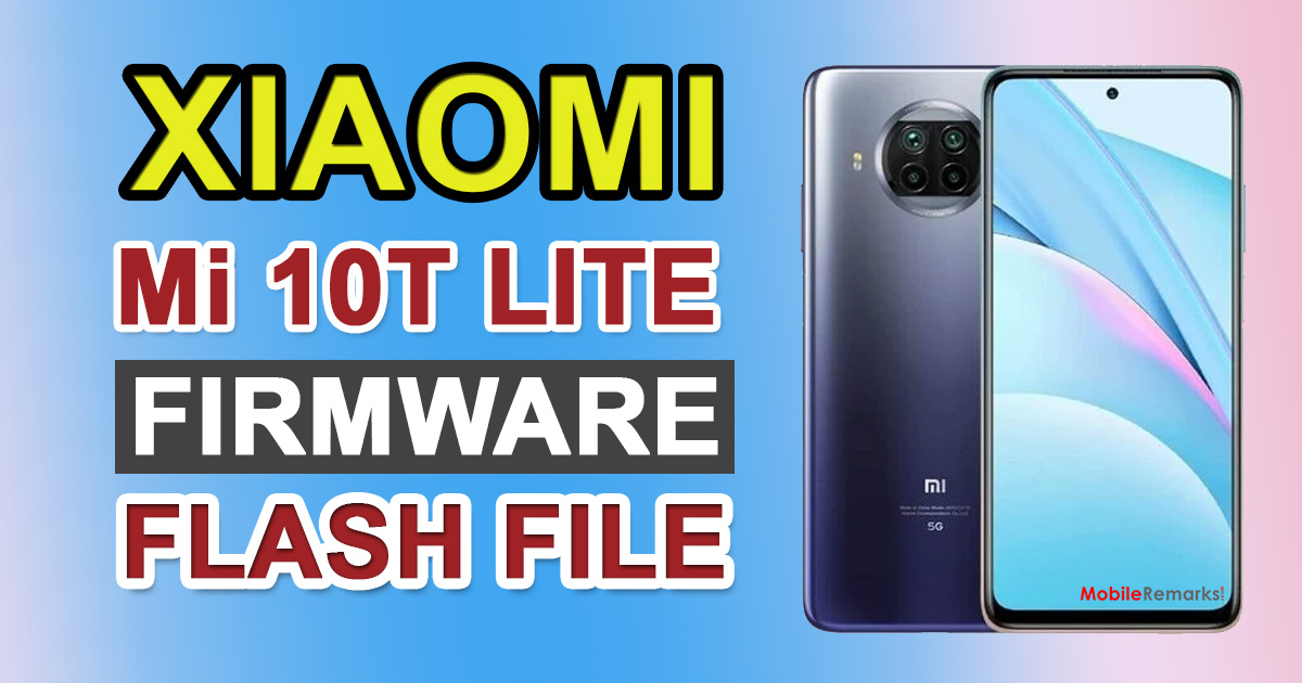 Xiaomi Redmi 10T Lite Stock Firmware Flash File