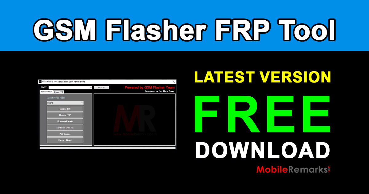 All in One GSM Flasher FRP Tools Latest Version Download