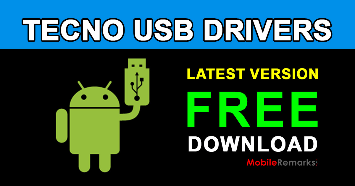 Tecno All Model USB Driver Free Download